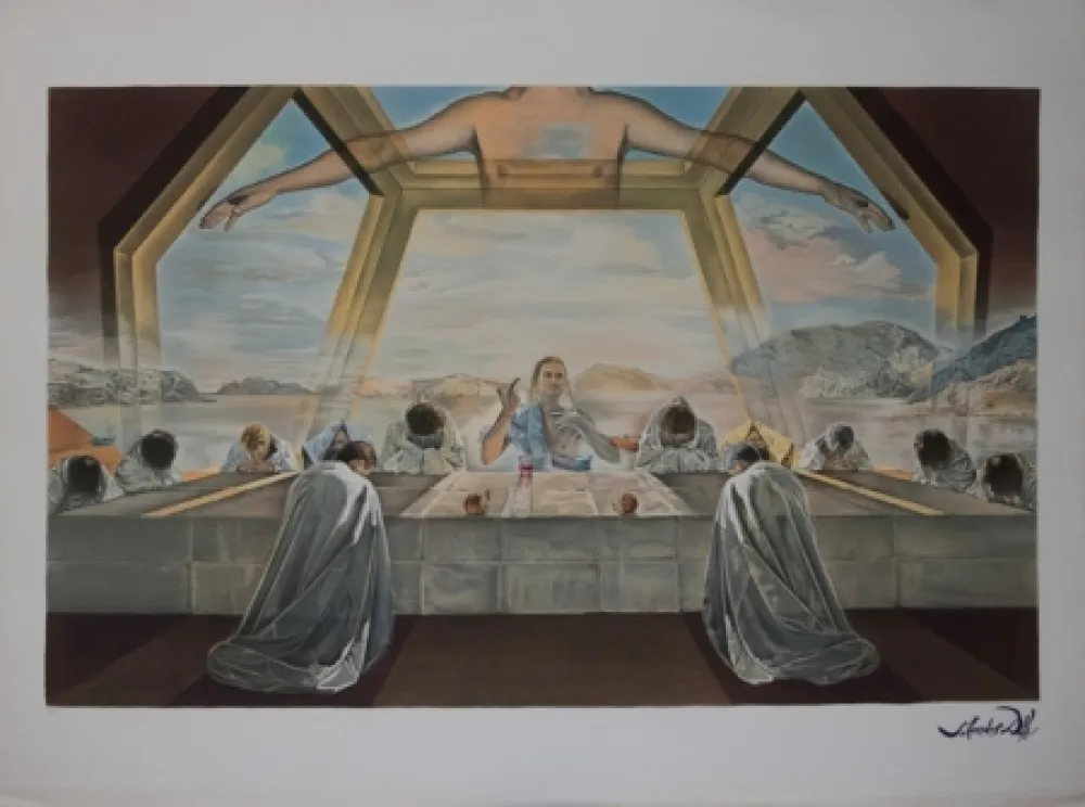 石版画 Dali - La Céne