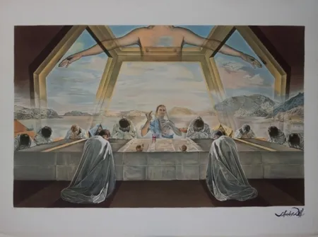 石版画 Dali - La Céne