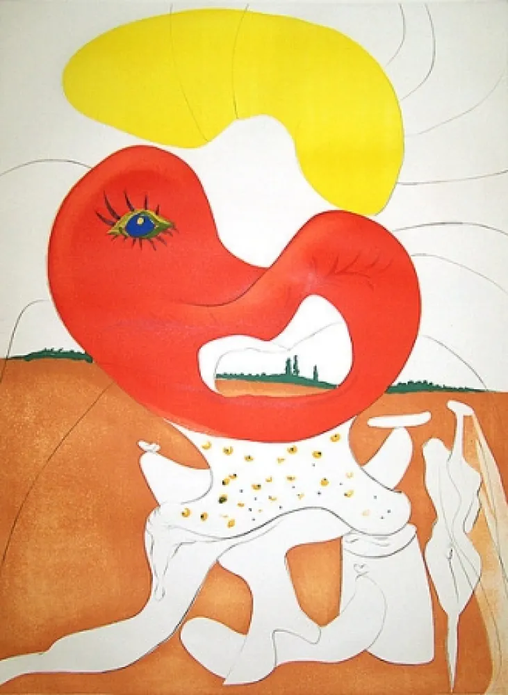 版画 Dali - La conquête du cosmos The blood of the Ying and Yang