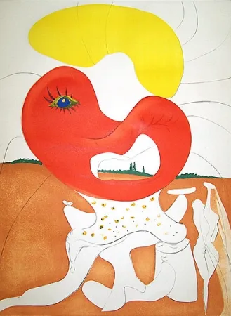 版画 Dali - La conquête du cosmos The blood of the Ying and Yang