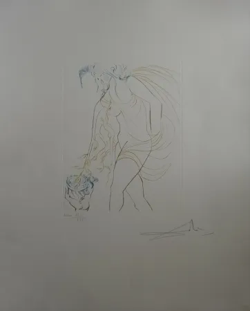 蚀刻版画 Dali - La Coupe Offerte