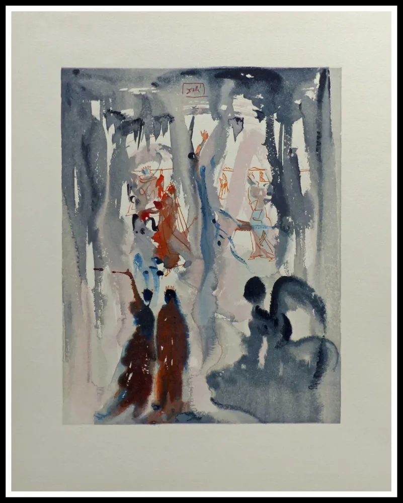 木刻 Dali - LA DIVINE COMEDIE - Ainsi fut créée la Terre