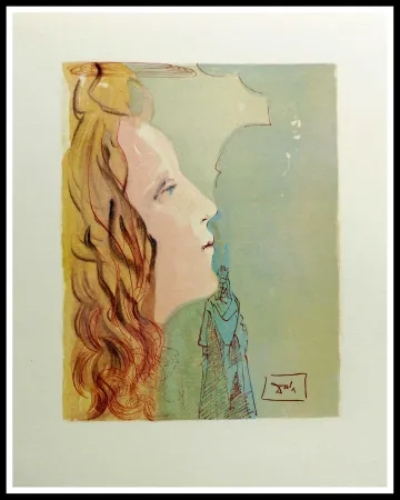 木刻 Dali - LA DIVINE COMEDIE - Béatrice