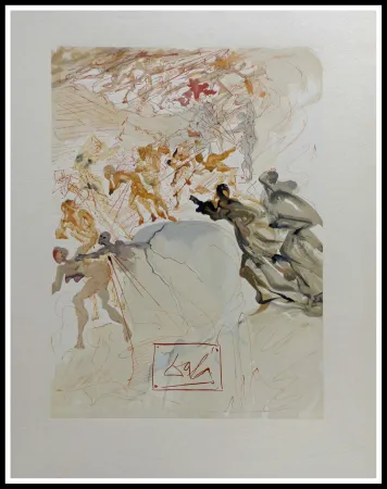 木刻 Dali - LA DIVINE COMEDIE - La Luxure