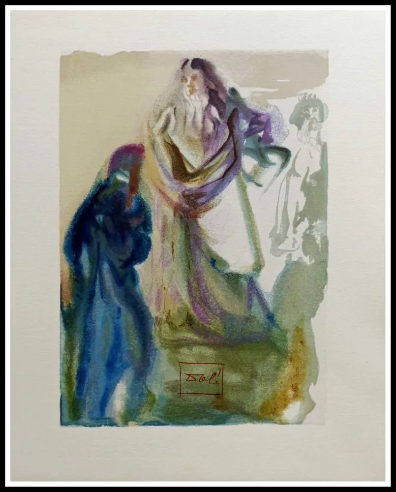 木刻 Dali - LA DIVINE COMEDIE - La marche vers Dieu