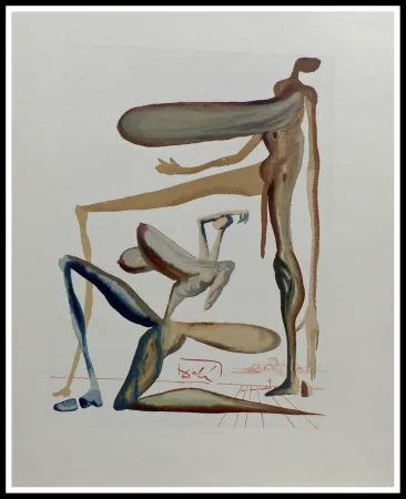 木刻 Dali - LA DIVINE COMEDIE - La prodigalité