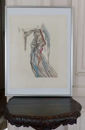 木刻 Dali - LA DIVINE COMEDIE - L'ange du soleil