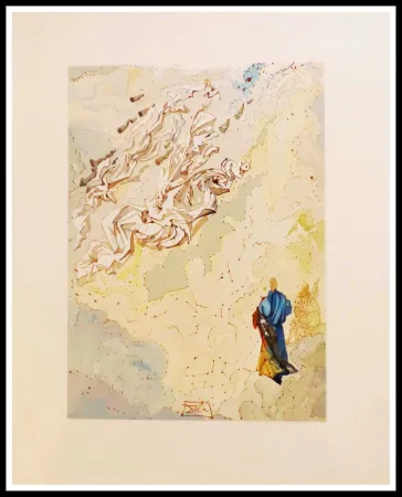 木刻 Dali - LA DIVINE COMEDIE - Le 6ème ciel de Jupiter