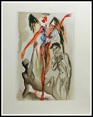 木刻 Dali - LA DIVINE COMEDIE - Le paradis terrestre