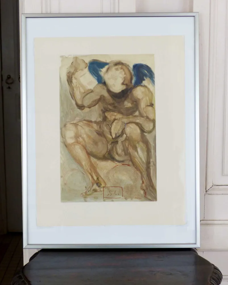 木刻 Dali - LA DIVINE COMEDIE - L'envie