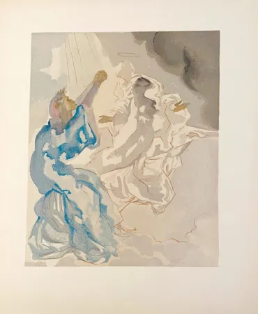 木刻 Dali - La Divine Comédie - Paradis 05 - Nouvel aspect de Béatrice