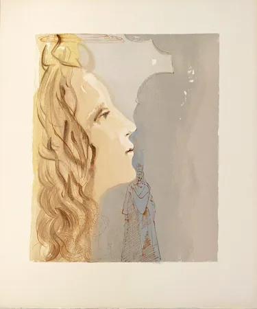 木刻 Dali - La Divine Comédie - Paradis 08 - Le Visage de Béatrice