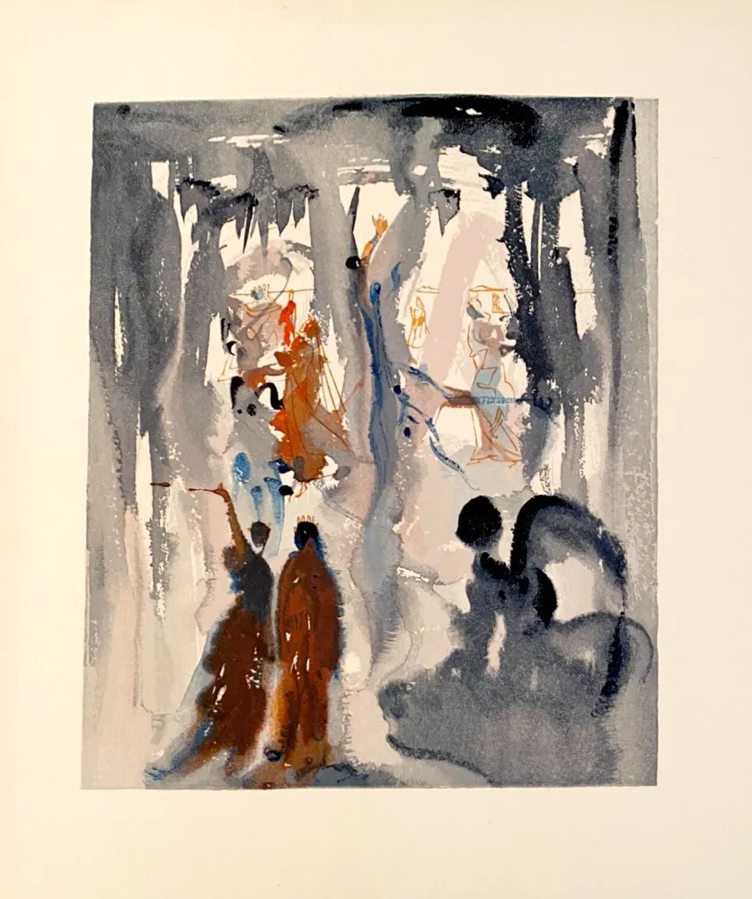 木刻 Dali - La Divine Comédie - Paradis 13 - Ainsi fut créée la Terre