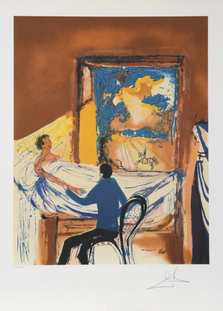 石版画 Dali - La Lutte Contre le Mal (The Doctor)