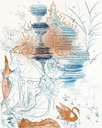版画 Dali - La Pagode (The Pagoda)