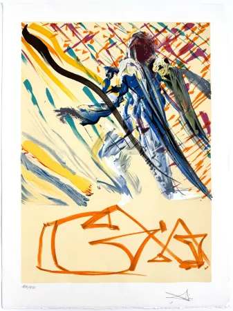 石版画 Dali - La parola divina (The Divine Word)
