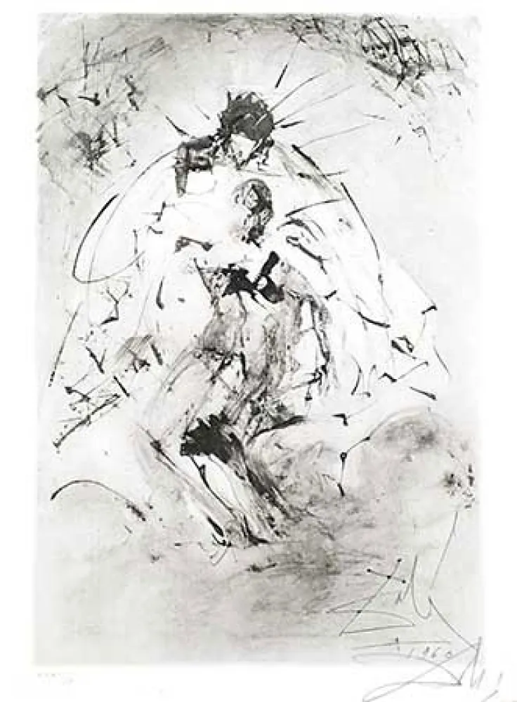 版画 Dali - La Pieta