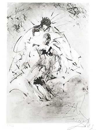 版画 Dali - La Pieta