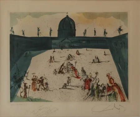 蚀刻飞尘法 Dali - La Place Saint Pierre