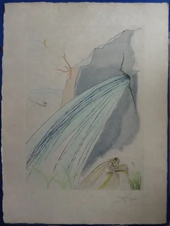 蚀刻版画 Dali - La source