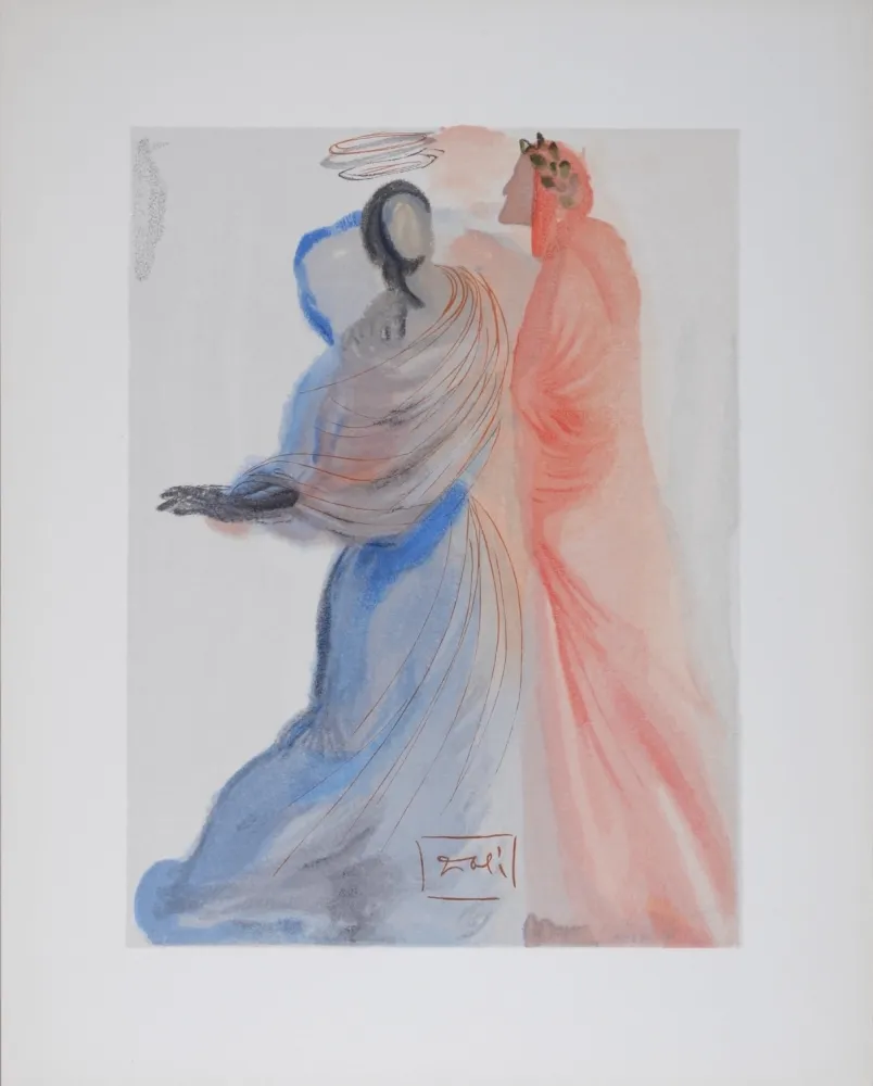 石版画 Dali - La Splendeur de Béatrice