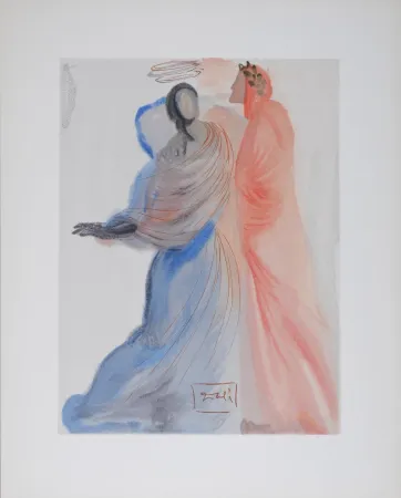 石版画 Dali - La Splendeur de Béatrice