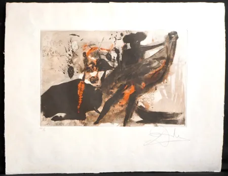 版画 Dali - La Tauramachie Individuelle