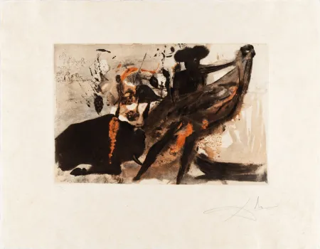 照相凹版 Dali - La Tauromachie Individuelle (Bullfight)