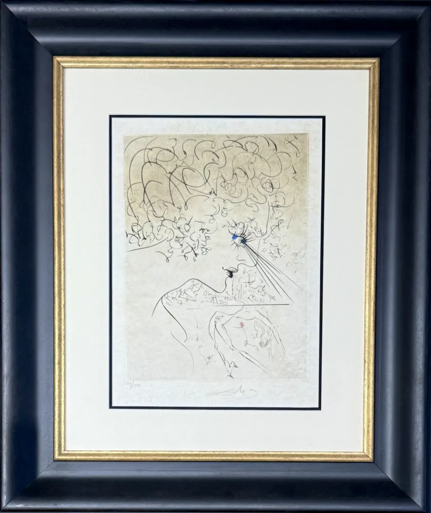 版画 Dali - La Tête