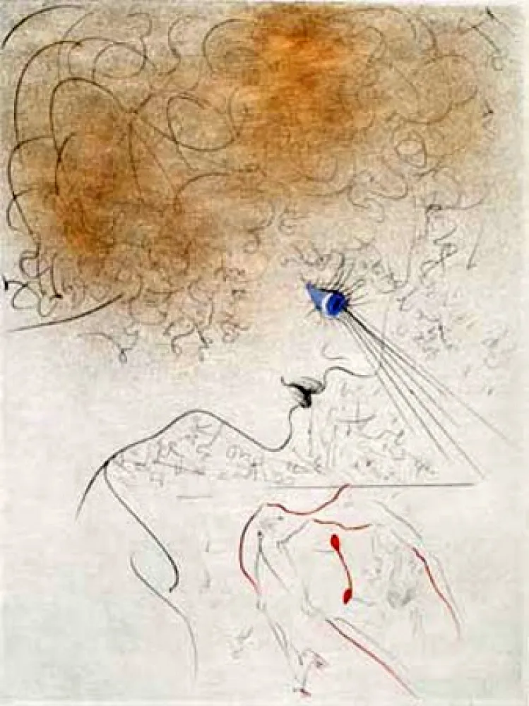 版画 Dali - La Tete (The Head)