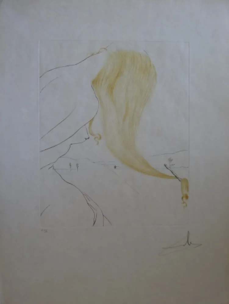 蚀刻版画 Dali - La Toison d'Or