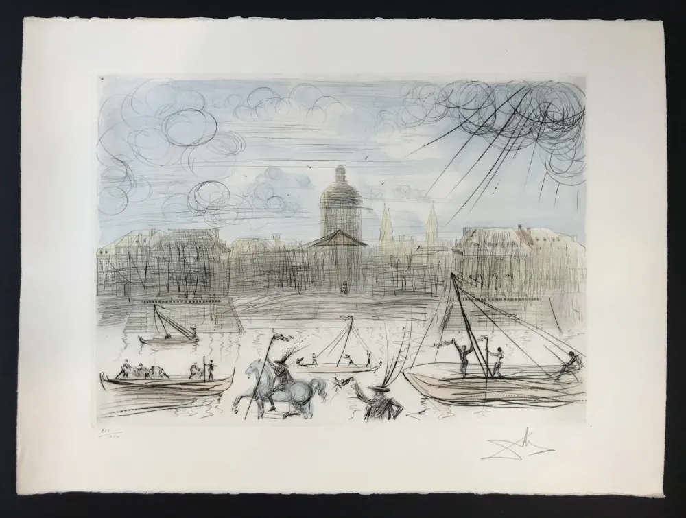 蚀刻版画 Dali - L'Académie de Paris