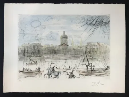 蚀刻版画 Dali - L'Académie de Paris