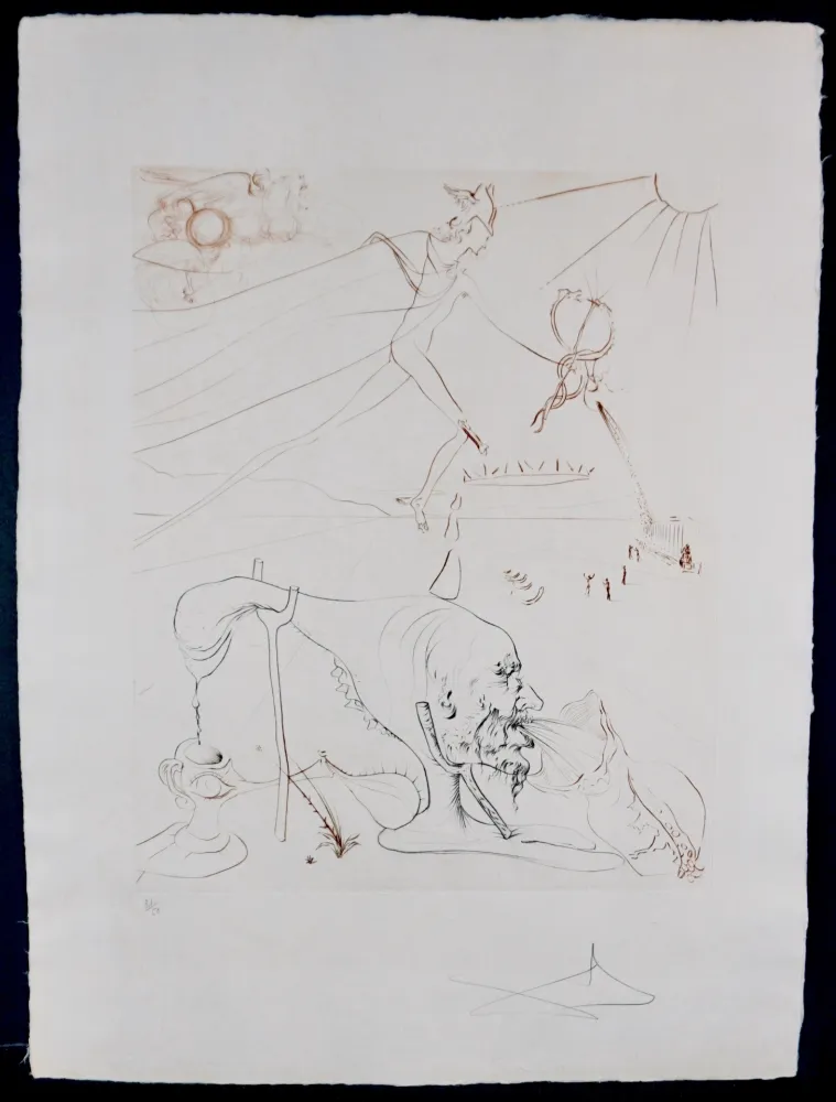 版画 Dali - L'Alchimie