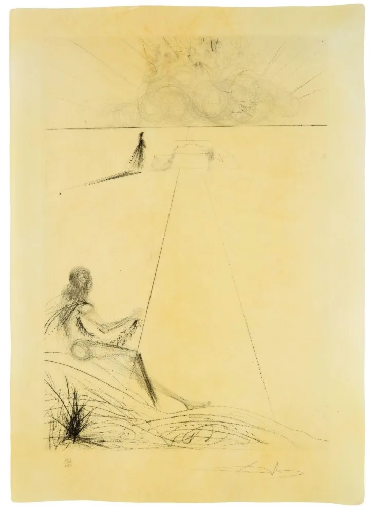 干刻版画 Dali - L’Arriveè de la mousson
