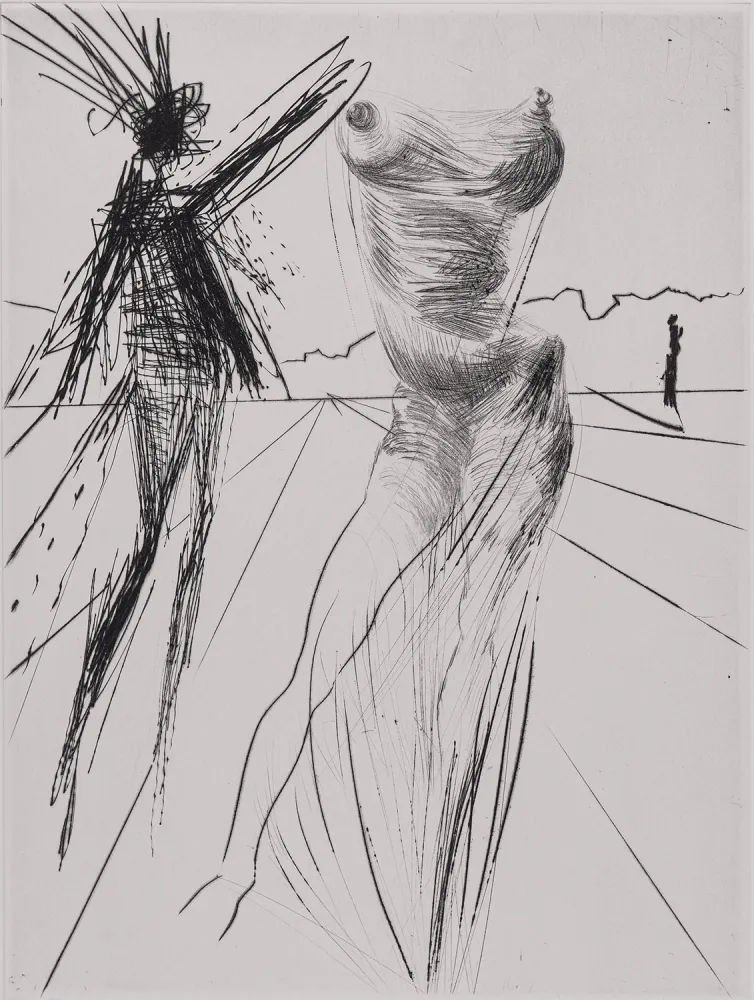 版画 Dali - Le Buste, 1969