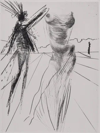 版画 Dali - Le Buste, 1969