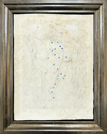 干刻版画 Dali - Le Cheval de Picasso