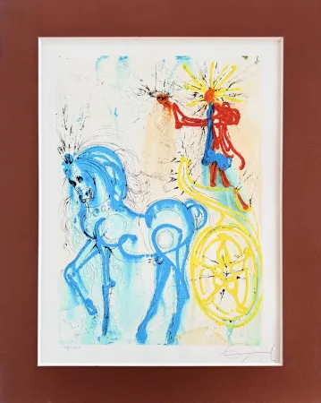 石版画 Dali - Le cheval de triomphe
