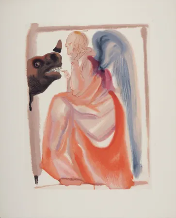 石版画 Dali - Le ciel de Mercure