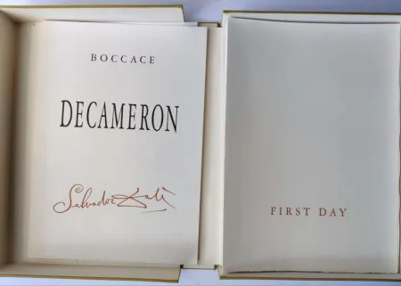 石版画 Dali - Le Décaméron (1972) english , E.A