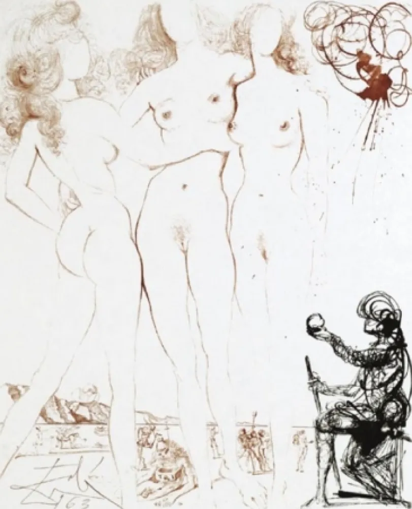版画 Dali - Le Jugement de Paris (The Judgment of Paris)
