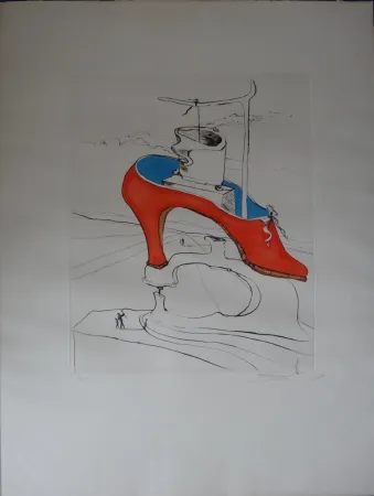 蚀刻版画 Dali - Le Malédiction vaincue