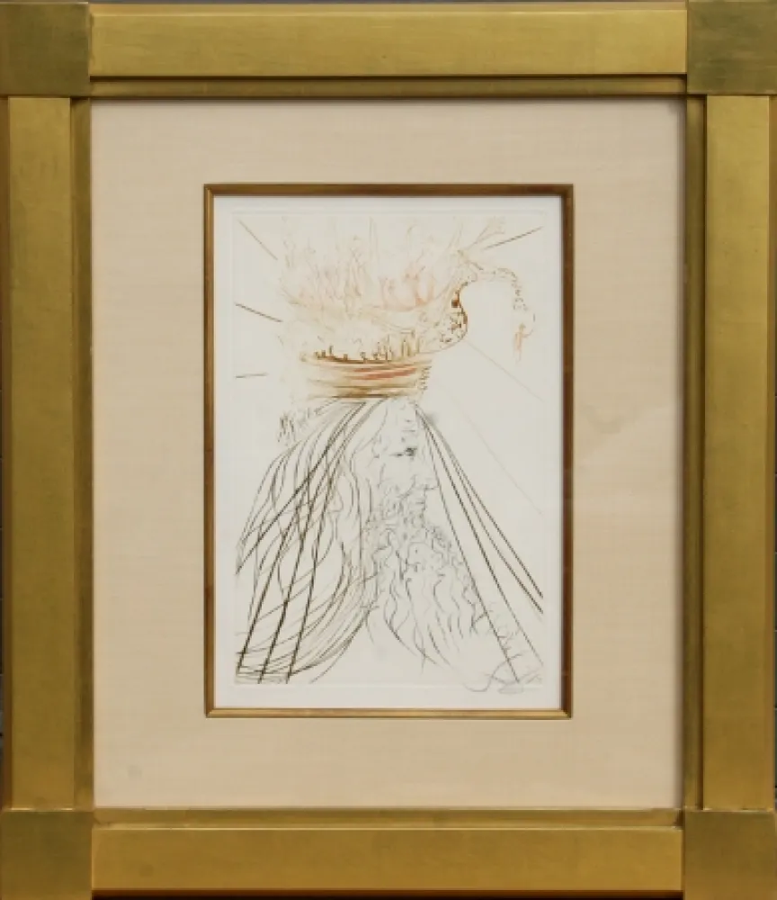 版画 Dali - Le Roi Marc from Tristan et Iseult