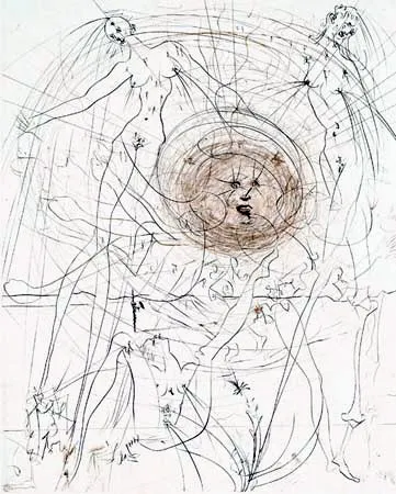 版画 Dali - Le Soleil (The Sun)
