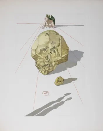 石版画 Dali - Le Supplice des Hypocrites