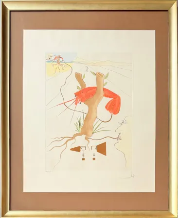 干刻版画 Dali - Le Téléphone (The Telephone)