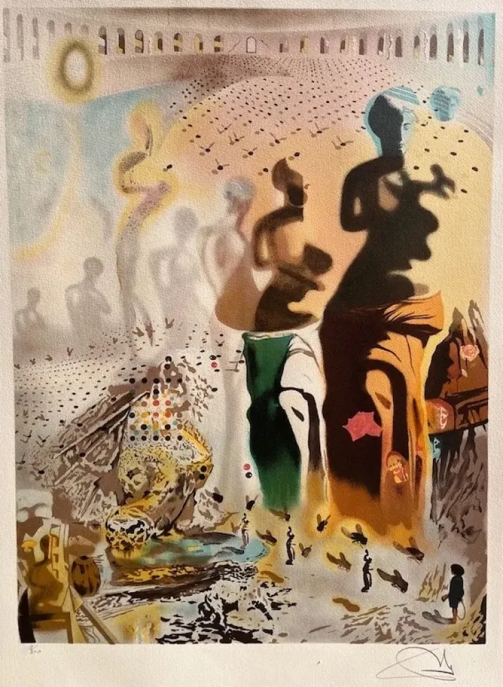 石版画 Dali - Le Toréador Hallucinogène