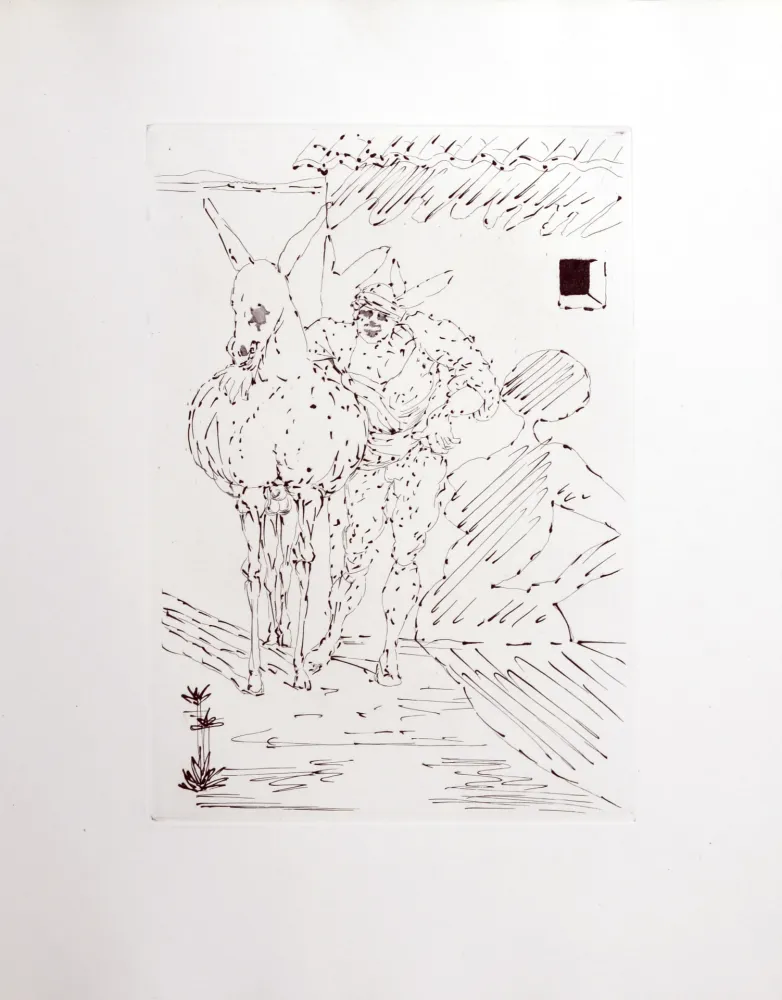 版画 Dali - Le Tricorne, 1958