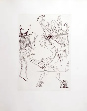 版画 Dali - Le Tricorne, 1958